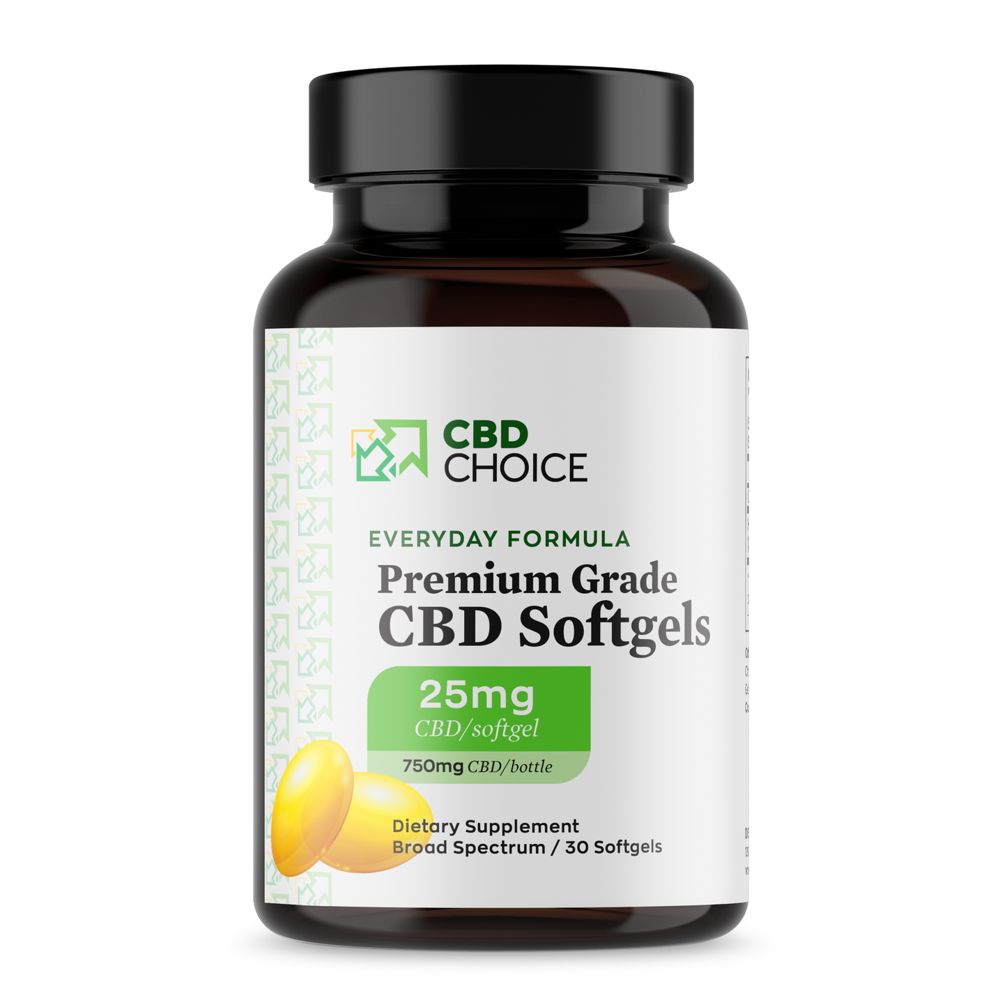 CBDChoice Softgels Everyday (25mg strength) - CBD Choice in California